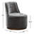 Brooks Upholstered Swivel Slipper Chair
