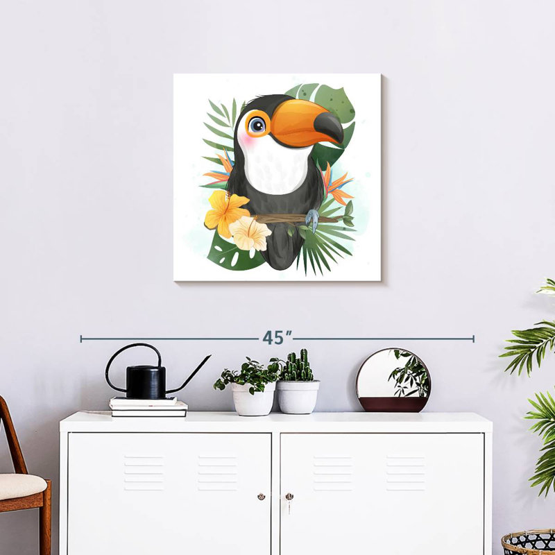 Crowle Baby Toucan, 24" H x 24" W