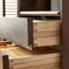 Buffet simple en bois de noyer noir-1225541292