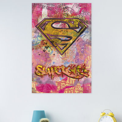 Impression sur papier supergirl