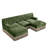 U-shaped, breathable, comfortable fringe-trimmed sofa-1571644166-1571644162