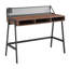 Arcadia Metal Base Writing Desk-330749022