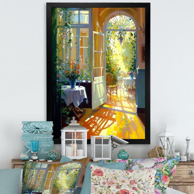 «Sunlight Bliss at the Cottage II», reproduction sur toile