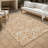Machine Washable Indoor/Outdoor Chantille ACN2572 Floral Rug-554132781-554132774