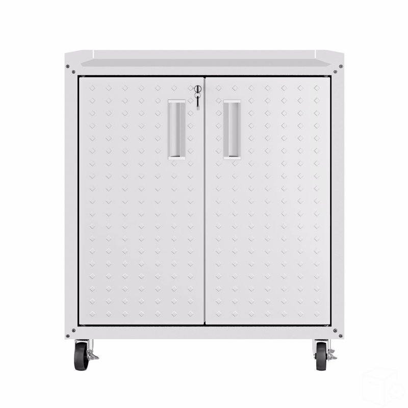 Armoire de garage 30 po, Blanc