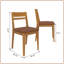 Chaise rembourrée Crew (paquet de 2), pacane / café-129778059-129778056