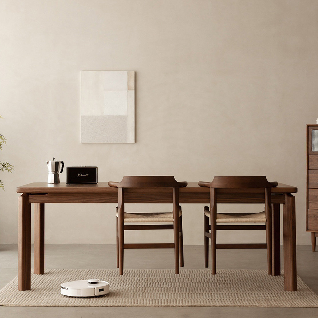 Large Tabletop Waagy Black walnut solid wood large tabletop table - Wayfair Canada