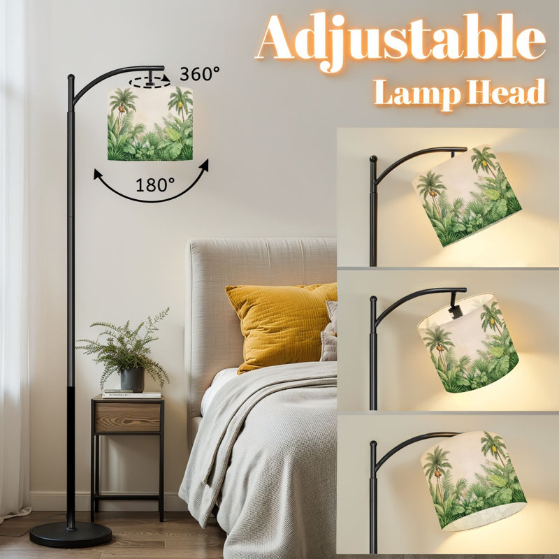 Lampe sur pied Arc Palm Tropical