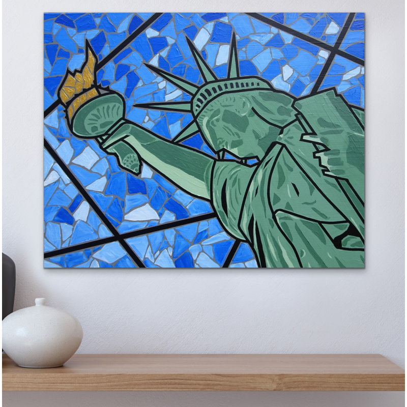 Liberty Painting by Eddie Bruckner