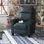 Fauteuil inclinable 33,5 po en cuir véritable-244517777
