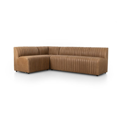 Brandt Top Grain Leather Corner Sectional