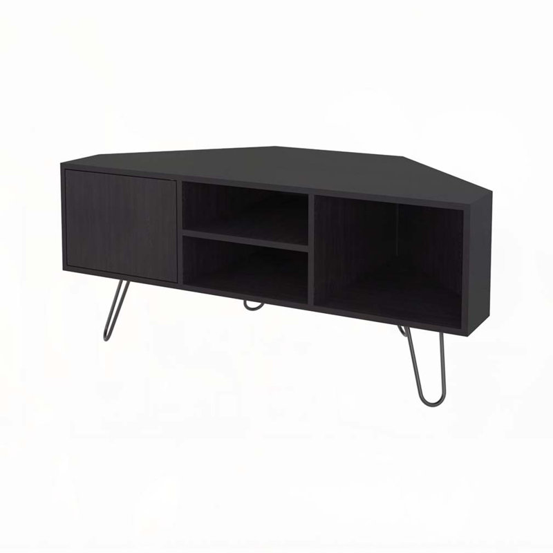 Meuble télé avec rangement ouvert Wengue