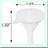 PureGlass 16 oz Boston Round Bottles with Cork Stoppers - 4 Pack + Funnel