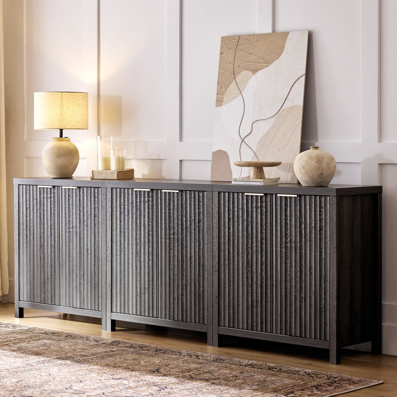 234cm Sideboard , Midnight Oak