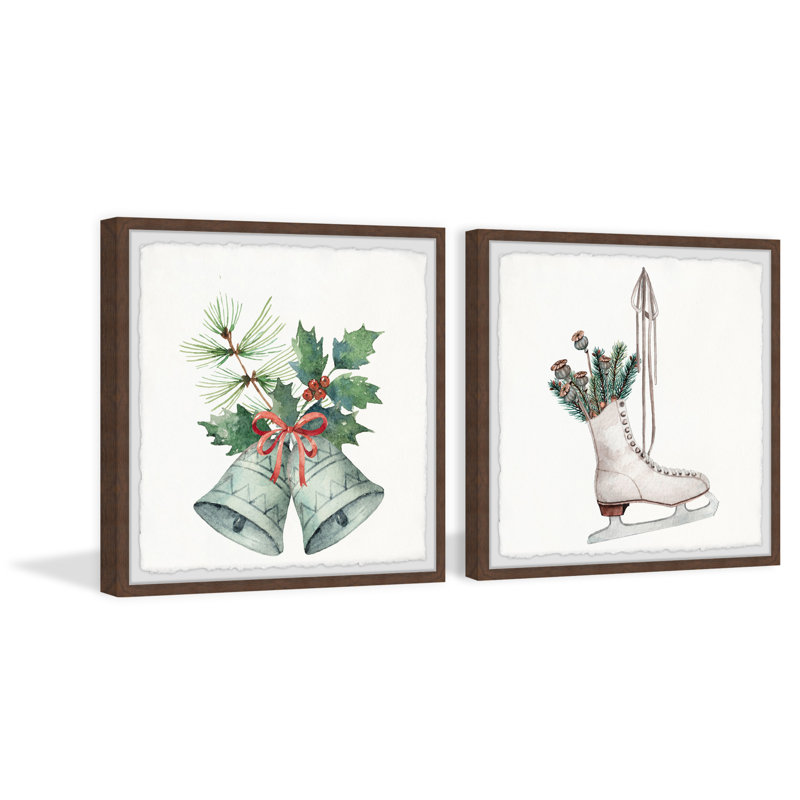 Season Of Cheer Diptych, H 24 po x l 24 po x P 1,5 po