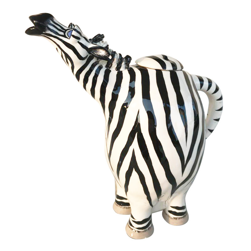 Théière en céramique Zebra