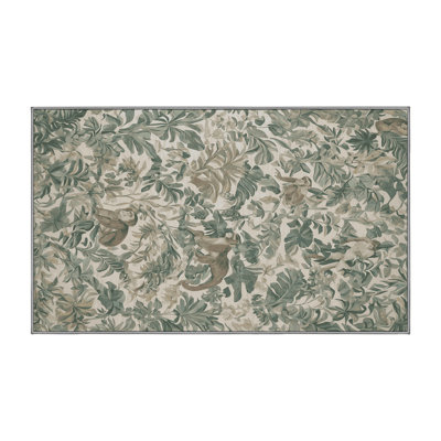 Tapis gris lavable à la machine