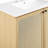 Meuble-lavabo simple 36 po avec plateau en bois Modway-93812021-93812020
