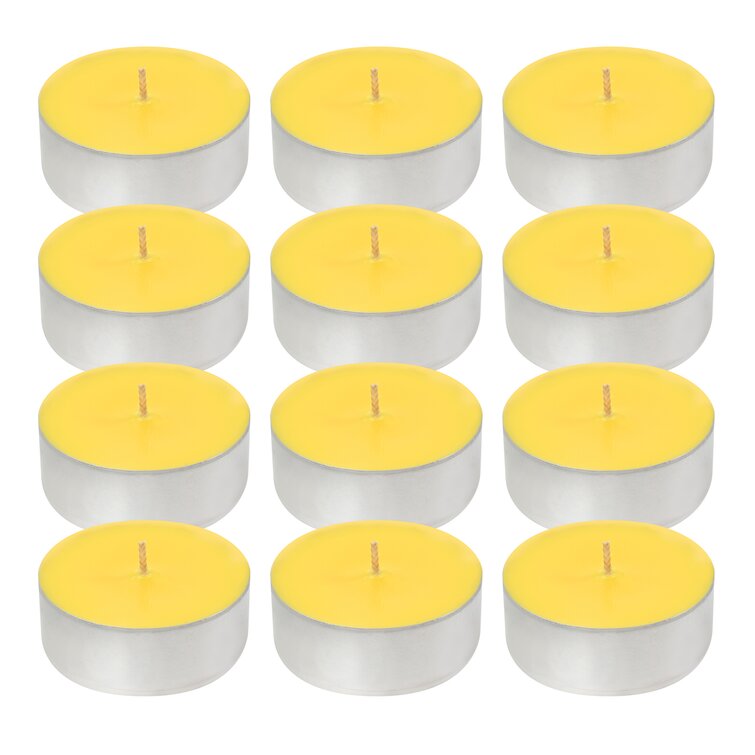 Citronella Scented Tealight Candle with Metal Holder