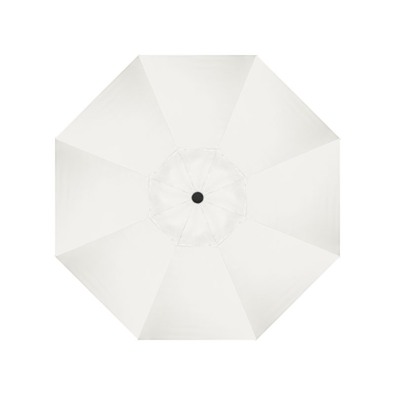 Parasol de marché 7,5', Gris, Toile granit Sunbrella®, Sunbrella®