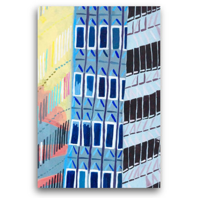 «Studio Bank» par Steve Spencer, série Studio Studio - Toile tendue avec châssis