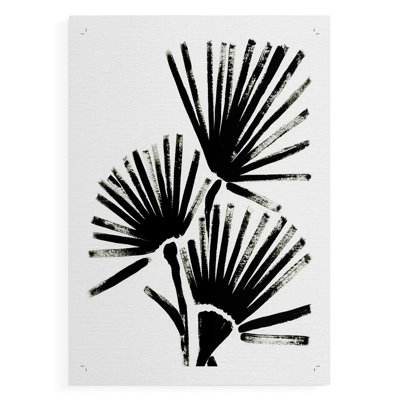 Fan Brush I -Canvas Print Only - NOT FRAMED