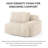 Oversized 112'' Modular Sectional Sofa with Chaise, Full Foam Structure for Comfort, Woven Texture Upholstery, Modern Living Room Couch, Compression Packaging Design, Beige-71624428