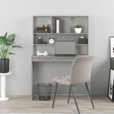 vidaXL Desk with Shelves Working Computer Desk Office Furniture Engineered Wood by VidaXL