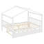 Lit en bois avec lit gigogne simple-887574704