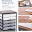 8-Tier Rolling Storage Cart With Drawers-1500845645