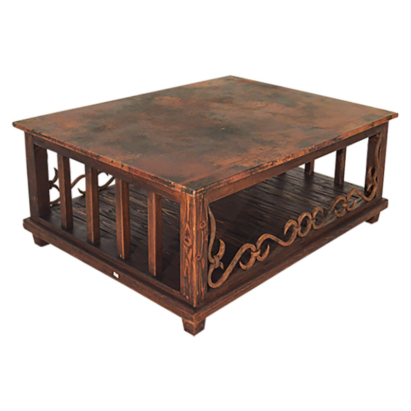 Table en cuivre Sonoran Scroll