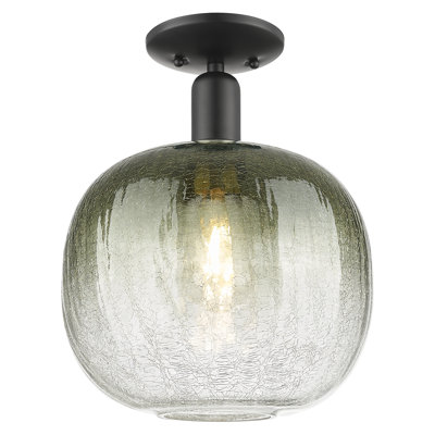 Downtown Urban - Nute - 1 Light 10" Semi-Flush Mount