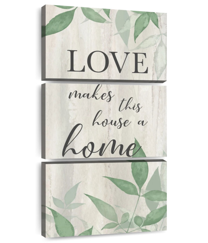 Plaque murale «Love Makes», H 27 po x l 12 po