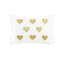Édredon ultraléger ultraléger pour lit simple / simple TG avec coussin décoratif blanc / or 3 pièces-118753961-118753962