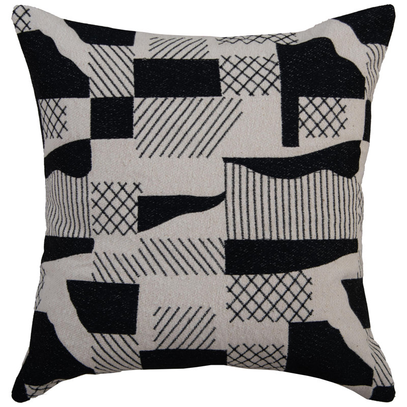 100% Cotton Throw Pillow, Down Blend