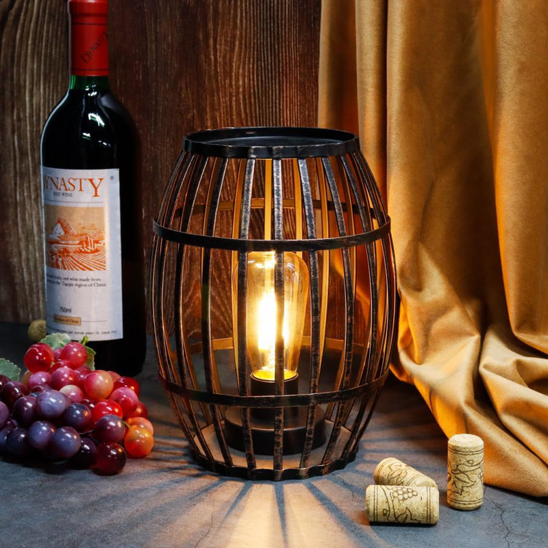 Metal Wine Cork Lamp
