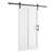 Height Chevron Manufactured Panelled Wood Barn Door with Installation Hardware-92281225