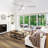 52-Inch Black Ceiling Fan With 3 ABS blades,Remote Control,Reversible DC Motor,Noiseless,3 Downrods Available,LED Dimmable-669301620-669301618