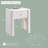  Modern Wood End Table Set of 2 with Charging Station & Storage Drawer, 23.6" Tall Curved Side Table-297134349