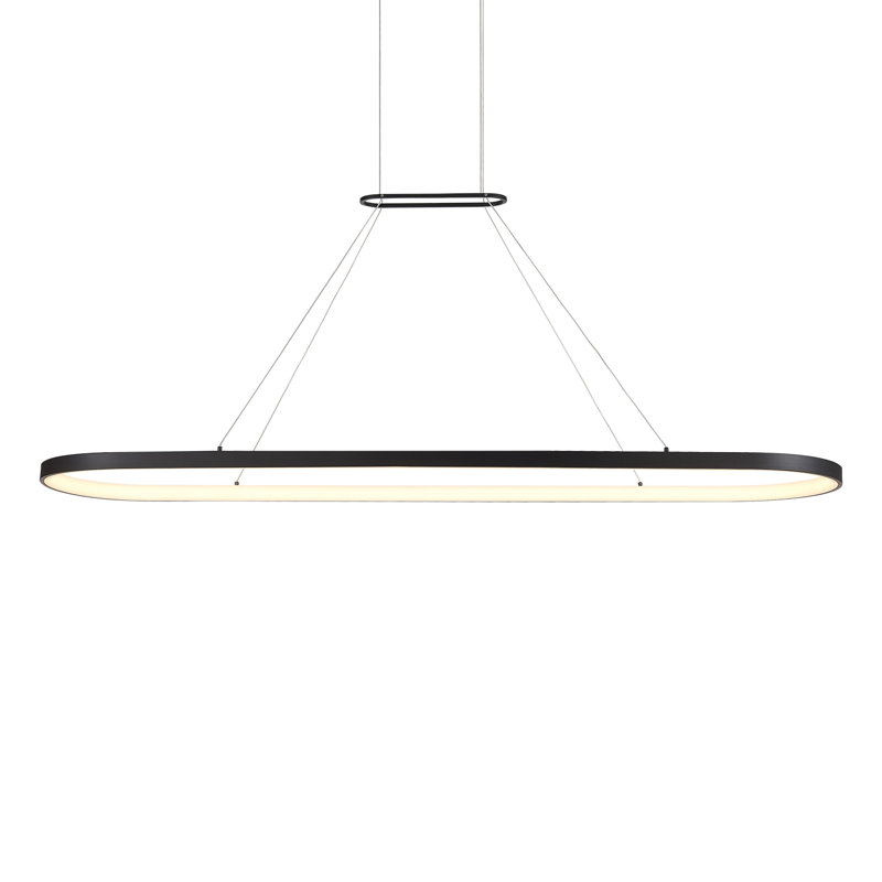 Eerie 59" Black Aluminum LED Pendant Light
