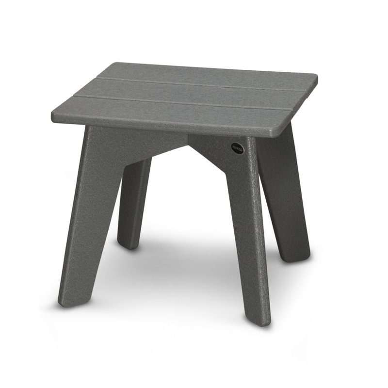 Table d'appoint moderne Riviera, Gris ardoise