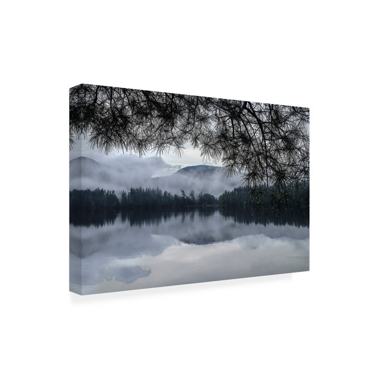 Millwood Pines Rainy Day Cooper Lake On Canvas by Kelly Sinclair Print ...