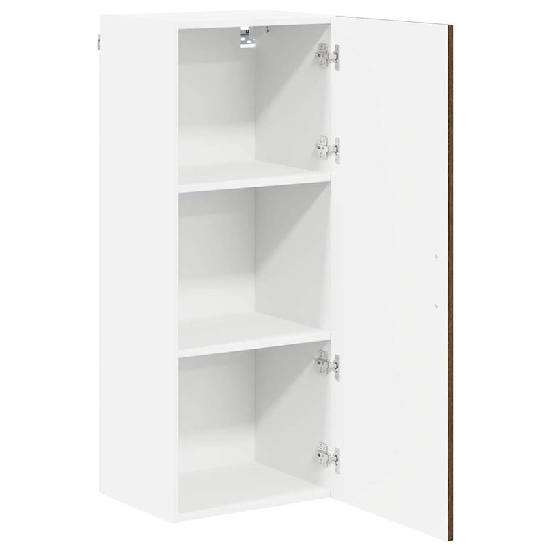Vidaxl Kitchen Cabinet Black 40 X 31 X 100 Cm Engineered Wood, Brown Oak, 100cm H x 40cm W x 31cm D