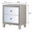 Table de chevet 2 tiroirs