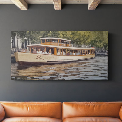 Série nautique-Lxxix - Toile tendue avec châssis - Prêt à accrocher