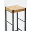 Obrian Counter Stool with Solid Wood Frame