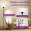 181.6cm Black Tree Floor Lamp