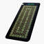 Tapis chauffant à infrarouge lointain Acada avec tourmaline et jade, grand coussin chauffant pour pierres précieuses de 59,1 po x 23,6 po pour soulager la fatigue et détendre votre corps, température et minuterie réglables, 110 V