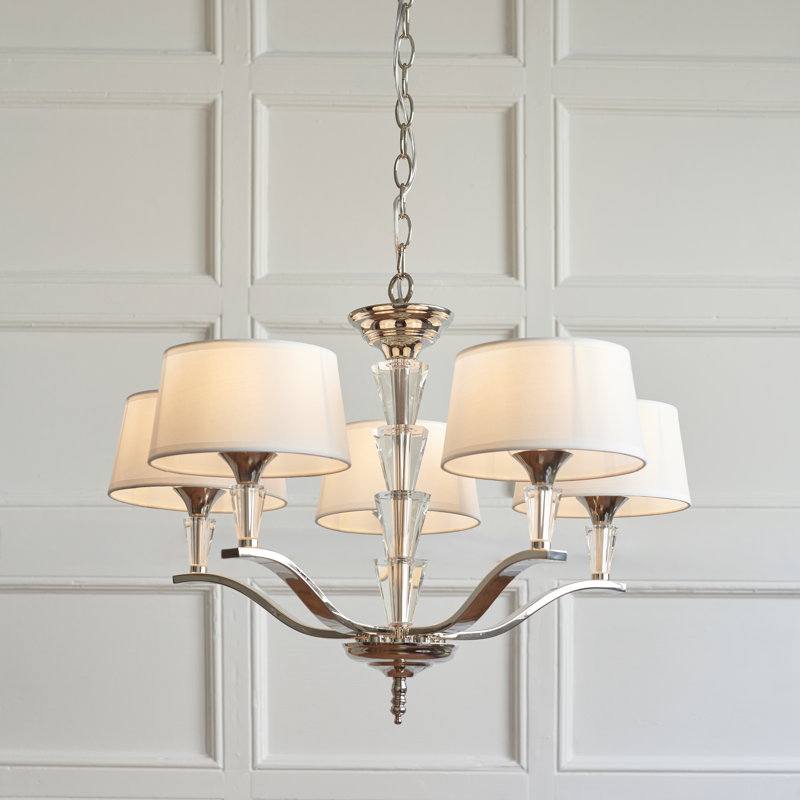 Galilee 5 - Light Shaded Chandelier