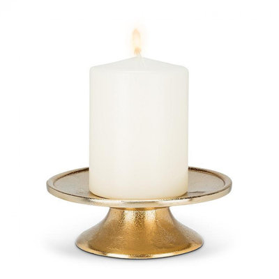 Low Pillar Candle Holder